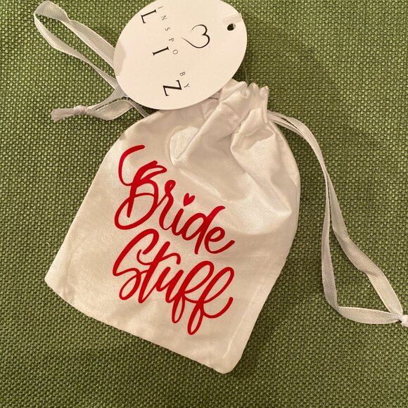 Custom Made to Order Bride, Groom, Bridesmaid Stuff silk Drawstring - Picture 2 of 7